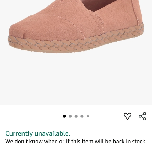 TOMS Women's Alpargata Leather Wrap Loafer Flat Pink Size Women's 9 - Picture 9 of 9